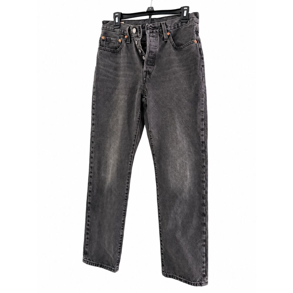 Levi’s Premium 501 Women’s Jeans W28 L30 Washed Black 12501-0452